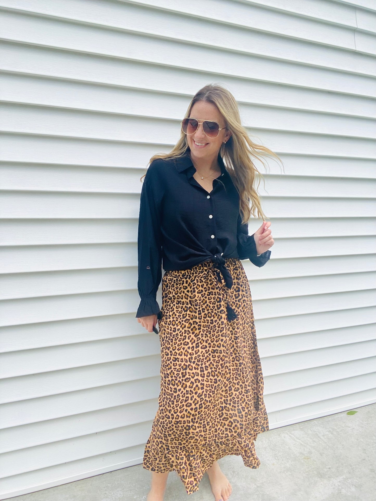 The Kirra Leopard Skirt
