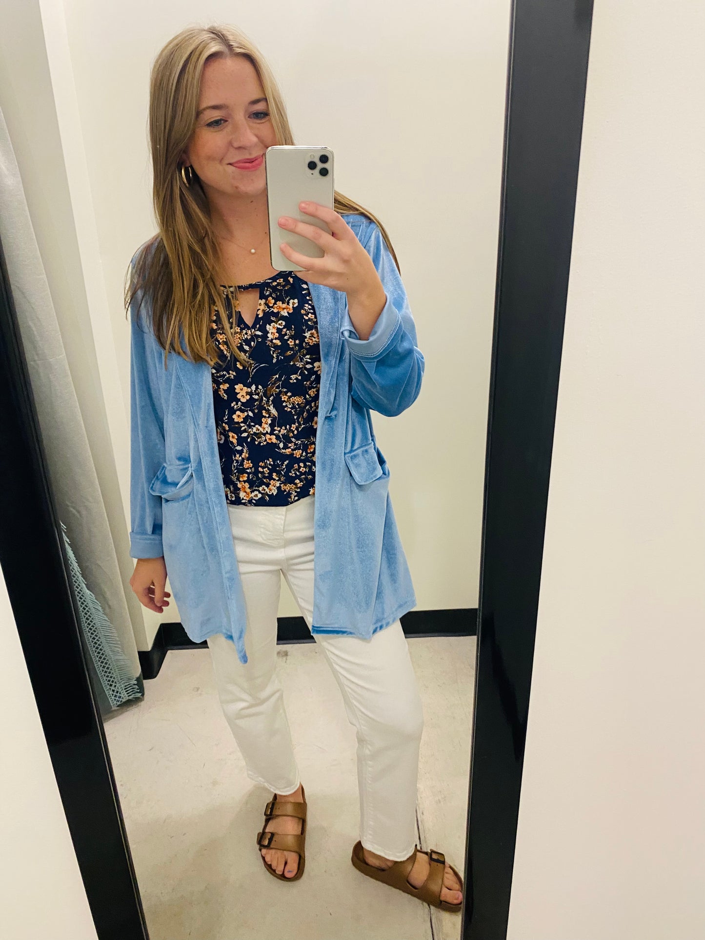 Blue Velvet Blazer