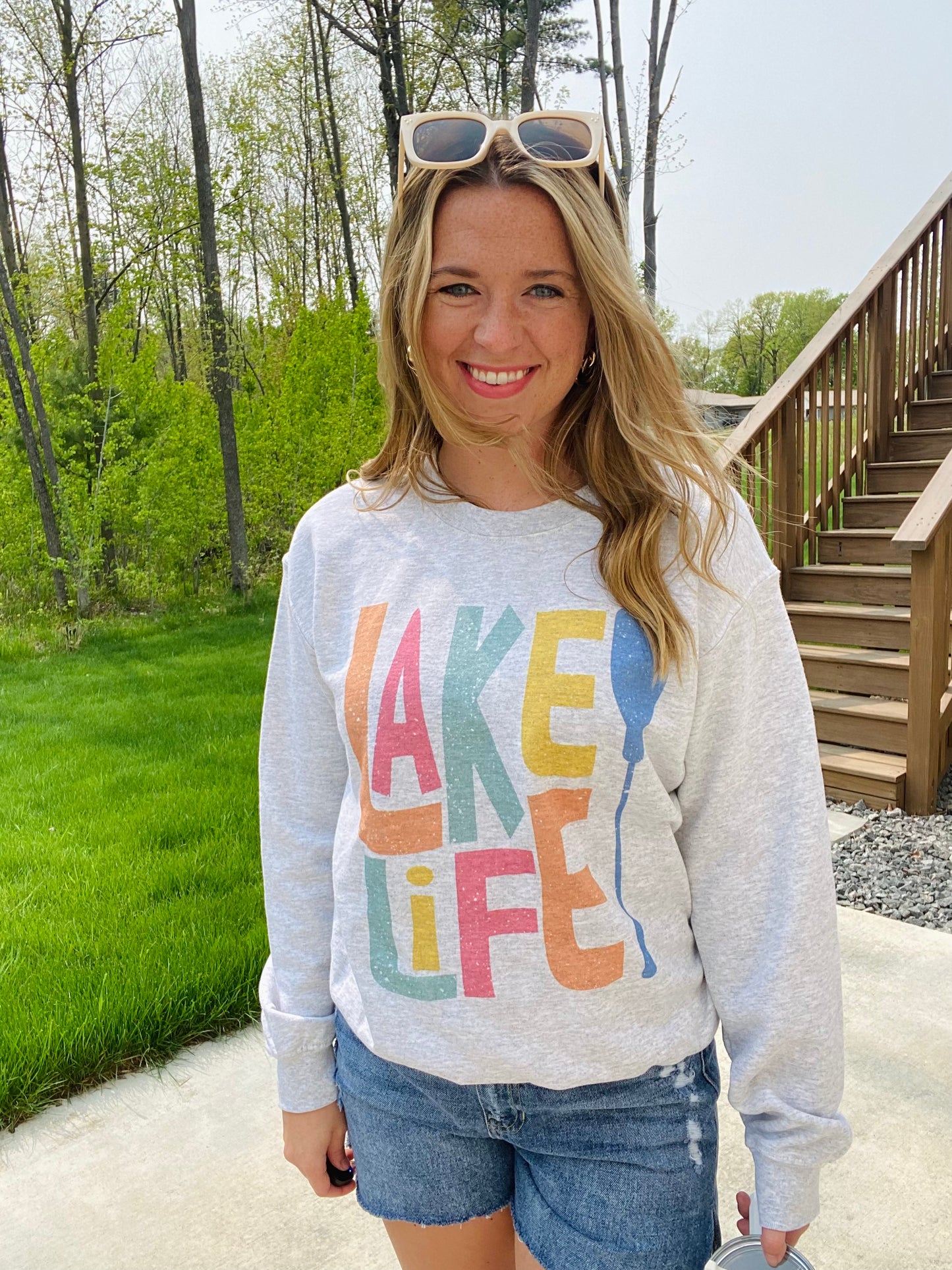 Lake Life Crewneck 3XL