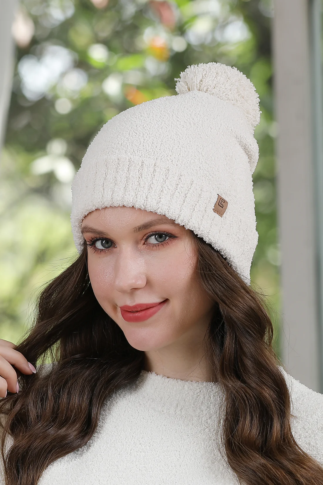 Ivory Comfy Luxe Beanie