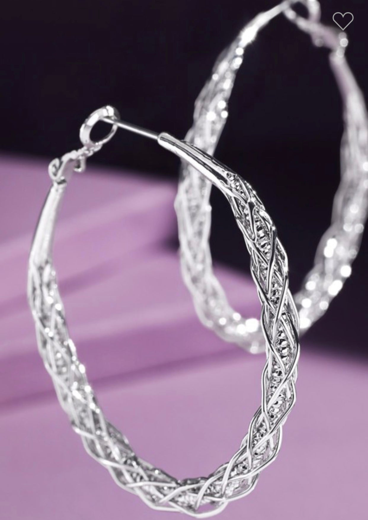 Brass Intertwined Rope Hoop Earrings
