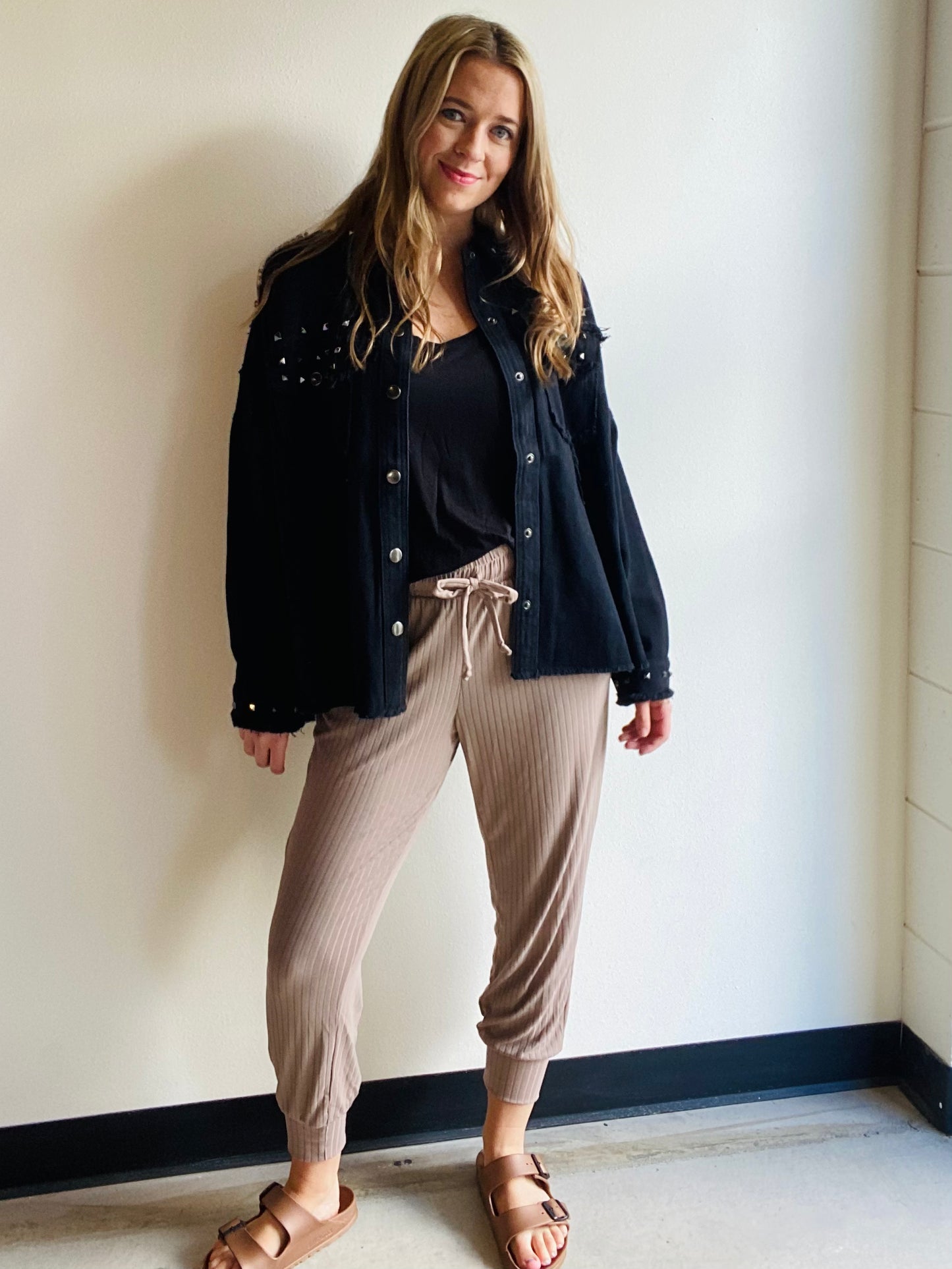 Mocha Run-Around Joggers