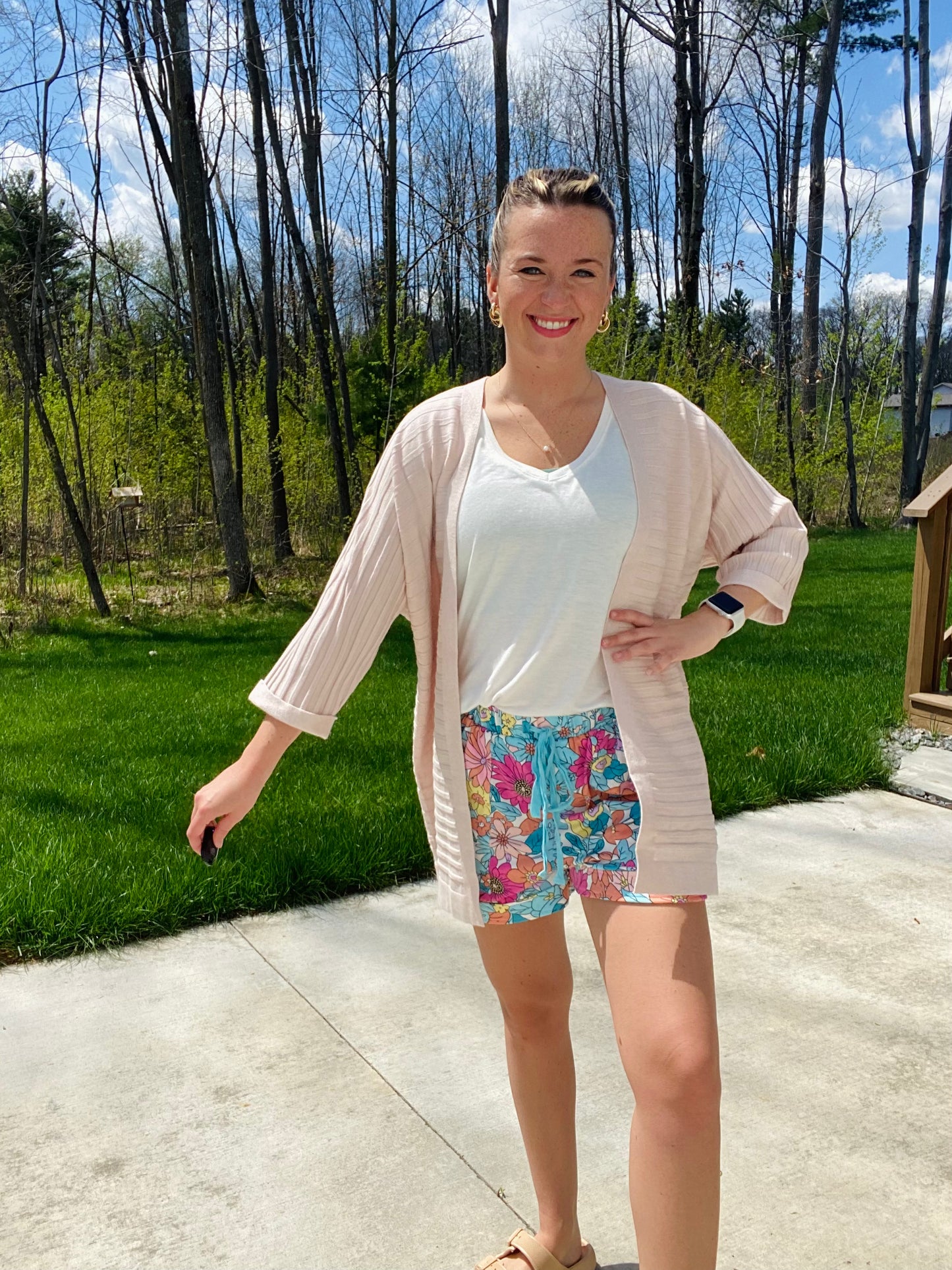 Vibrant Floral Shorts