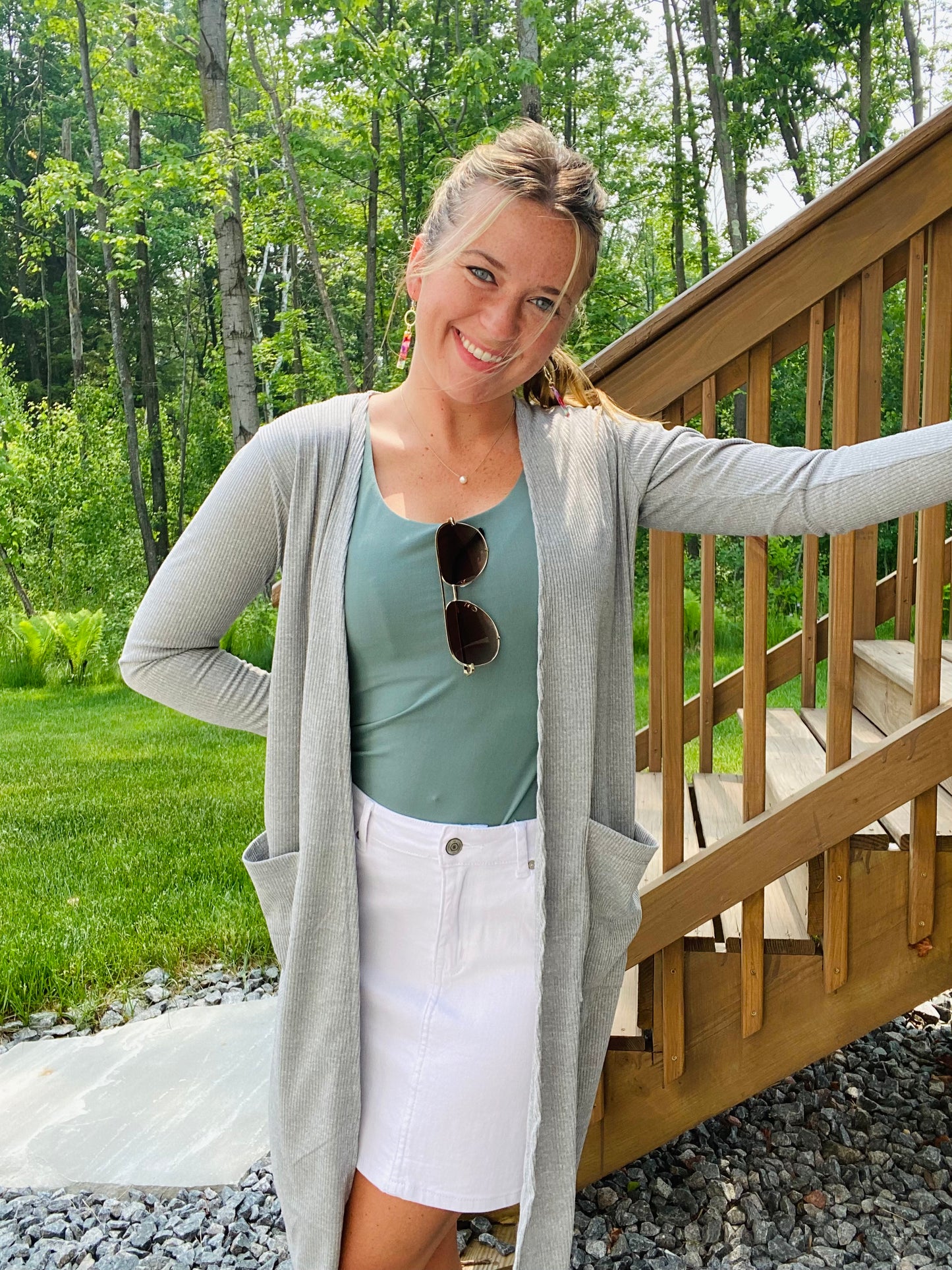 Heather Grey Blakeley Sierra Cardigan