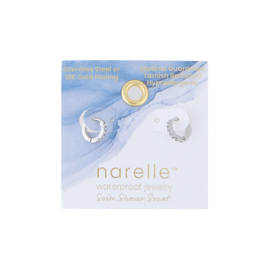 Pave Huggie Earrings