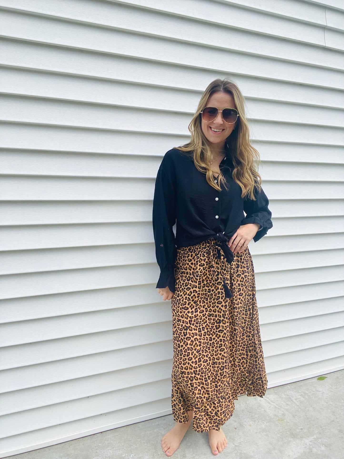 The Kirra Leopard Skirt