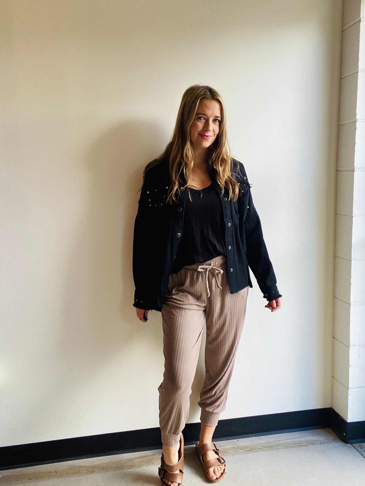 Mocha Run-Around Joggers