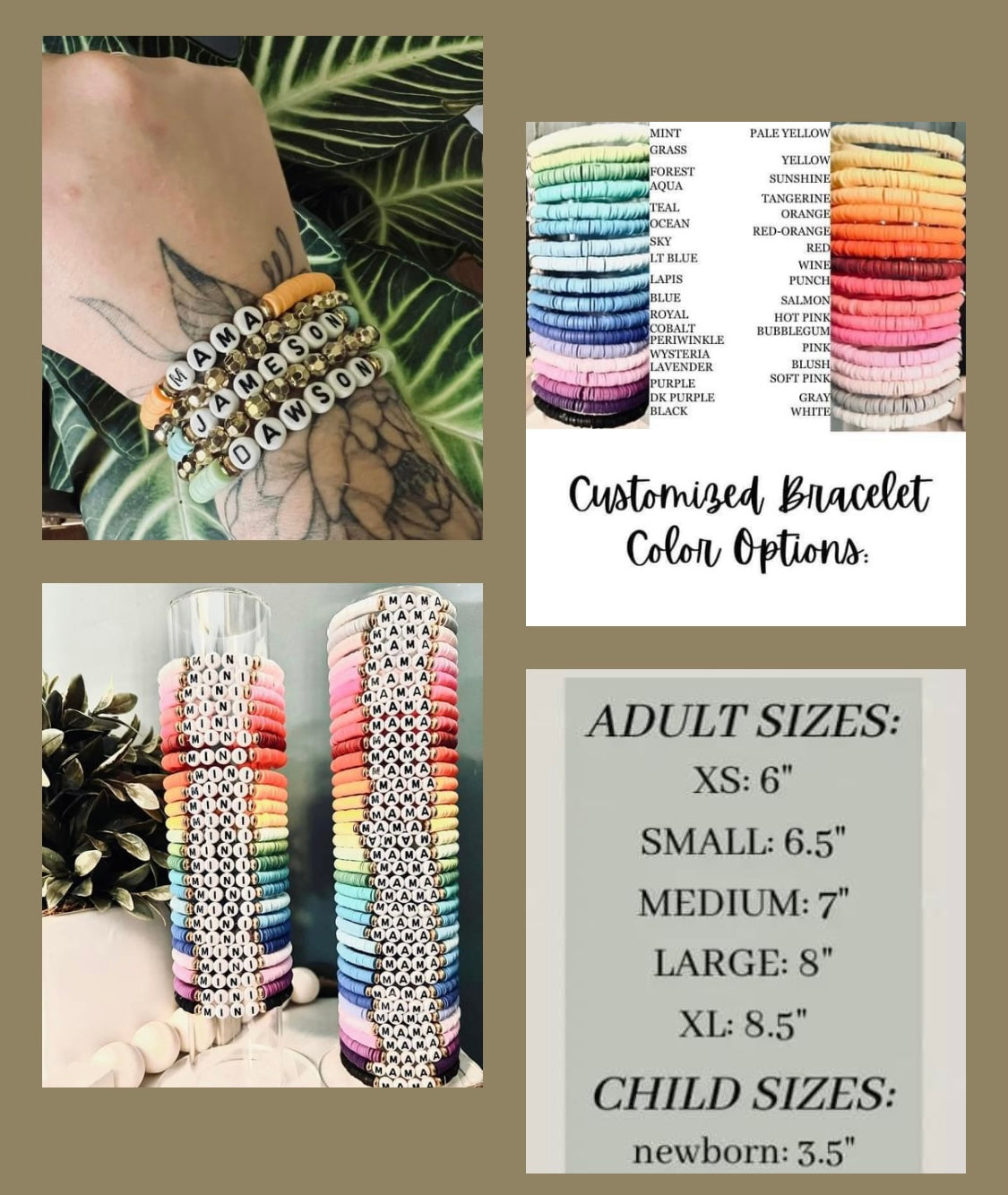 Customized Bracelet Pre Order