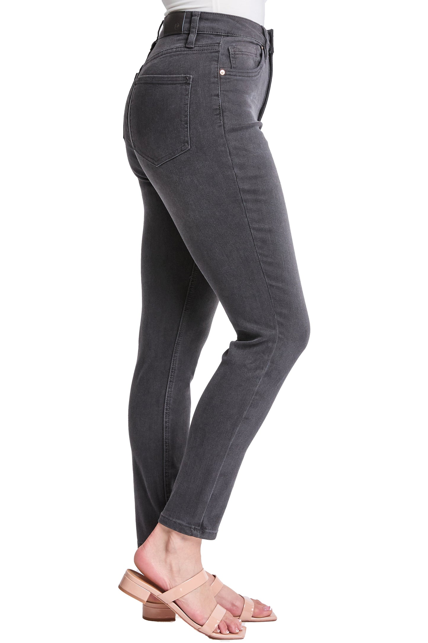 Washed Black High Rise Skinny - RFM