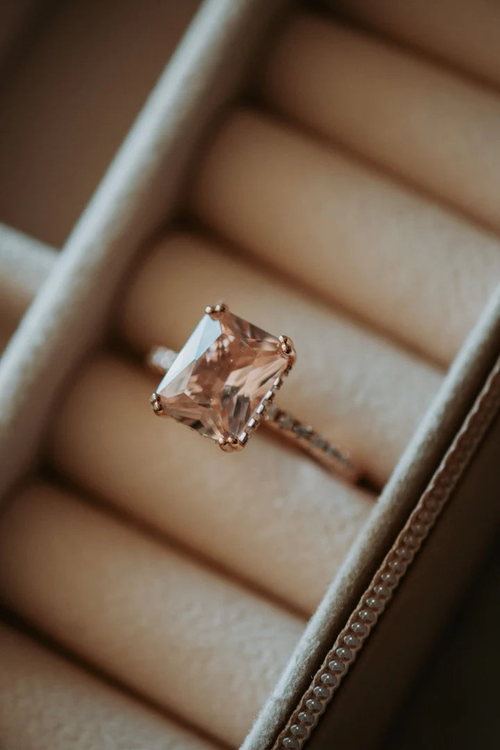 Champagne Morganite Ring