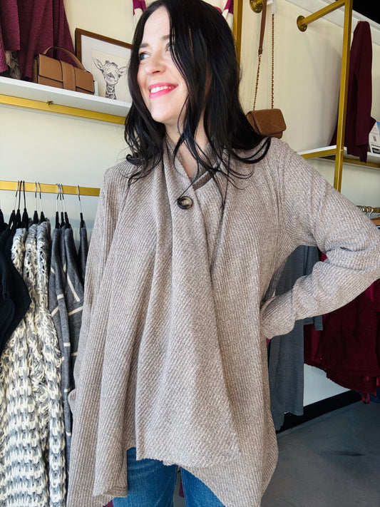 Light Cocoa Bliss Cardigan