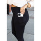Black Luxe Pocket Leggings