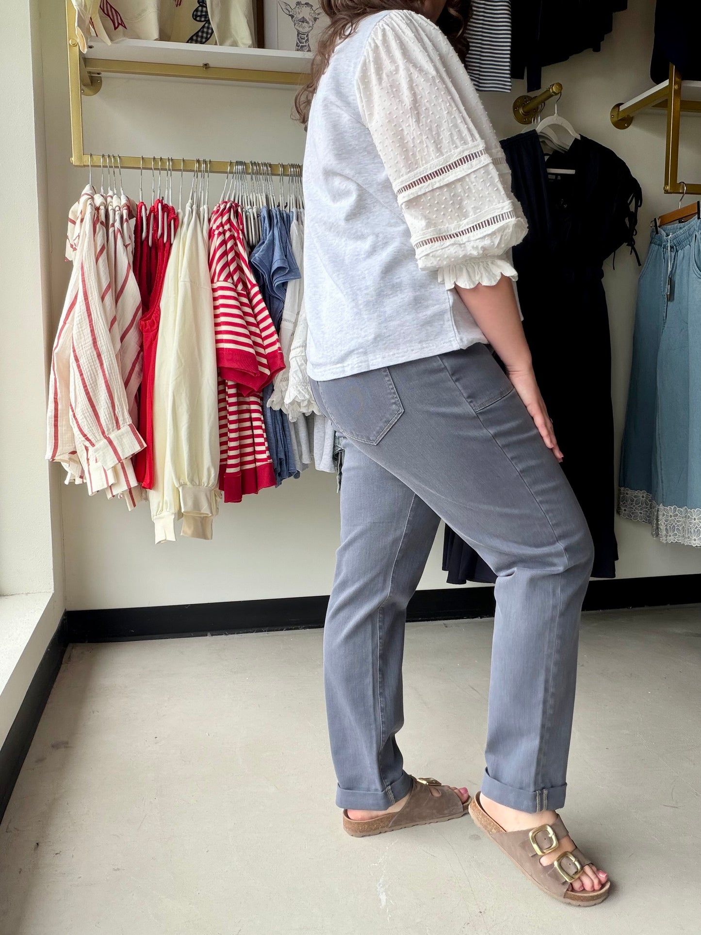 Vintage Indigo Weekender Ankle Jeans