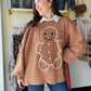 Gingerbread Man Oversized Sweater