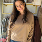 Taupe Round Neck Pullover