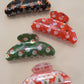Christmas Jumbo Claw Clips