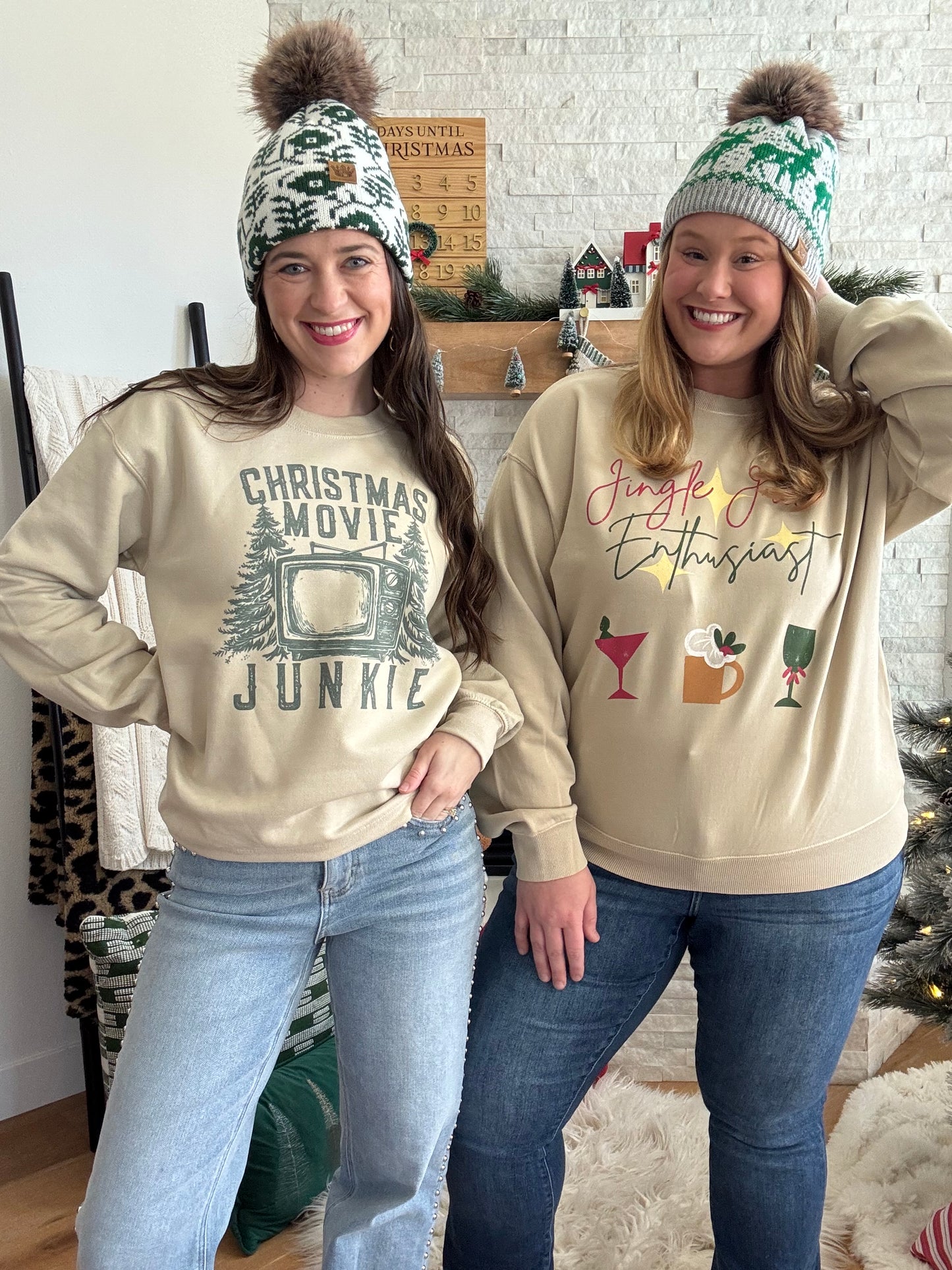 Christmas Movie Junkie Crewneck