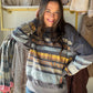 Ash Patch Stripe Crewneck