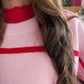 Pink Luxe Crew Sweater
