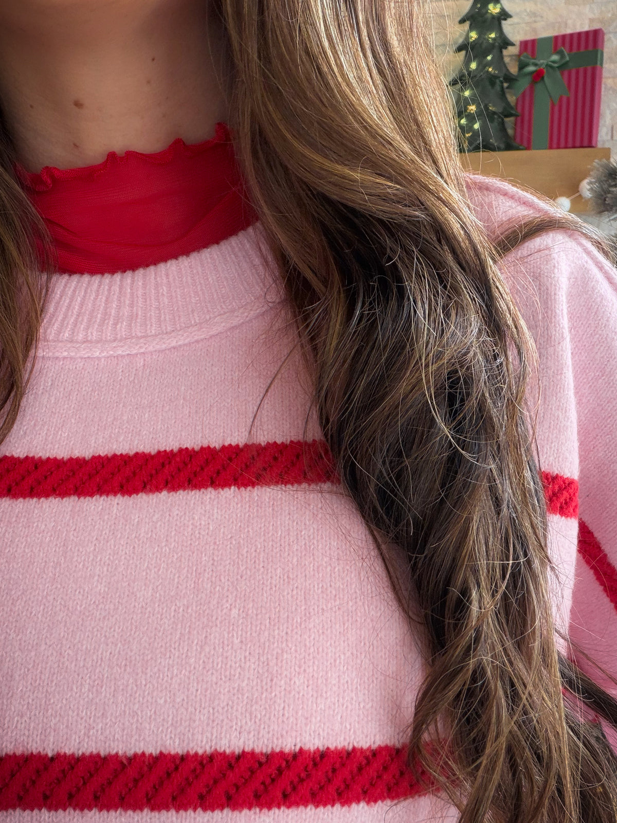 Pink Luxe Crew Sweater