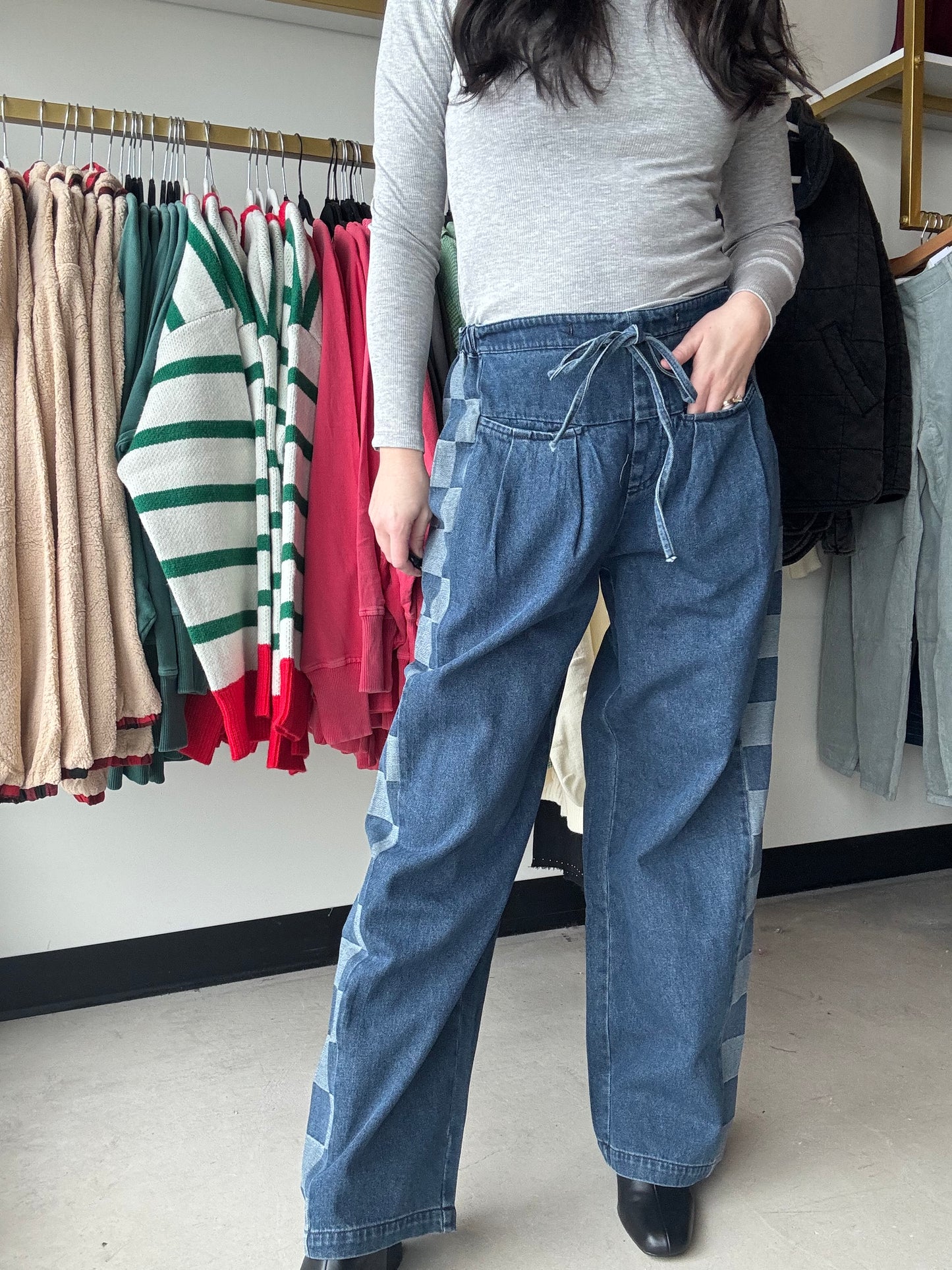 Denim Mix & Match Pants