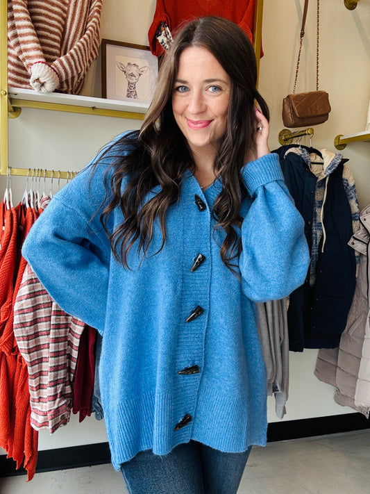 Coastal Button Up Sweater