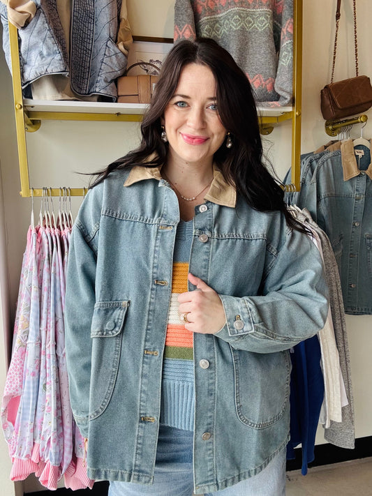 Denim Utility Jacket