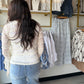 Ruffle Flower Lace Top