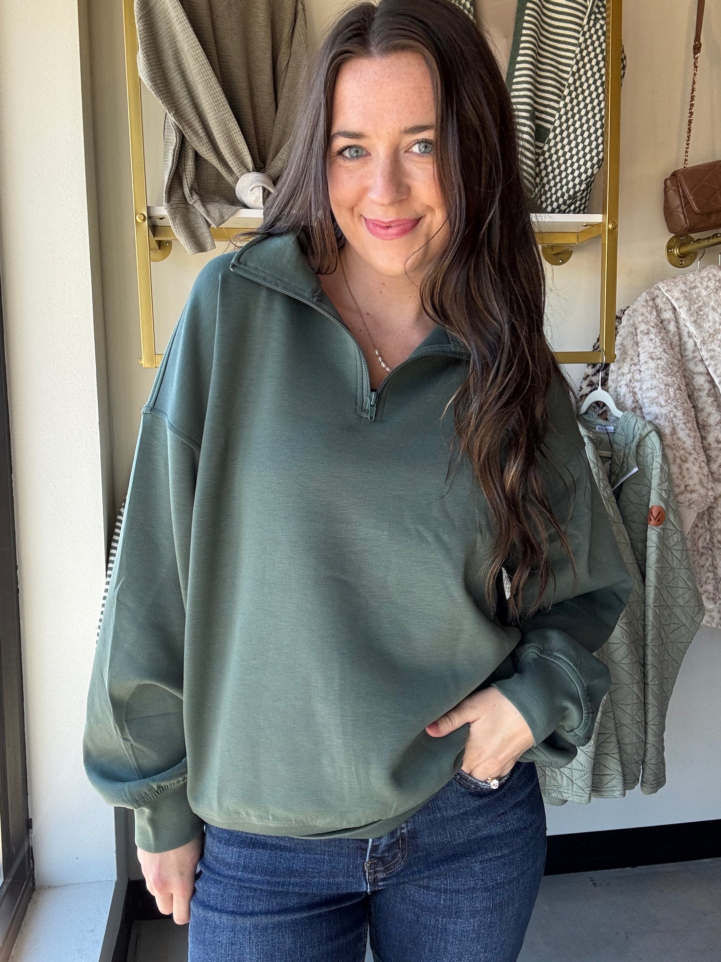 Dark Forest Scuba Half Zip