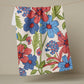 Plaid Floral Tea Towel