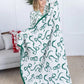 Plush Green Ribbon Blanket