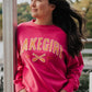 Pink & Orange Crewneck- Lakegirl