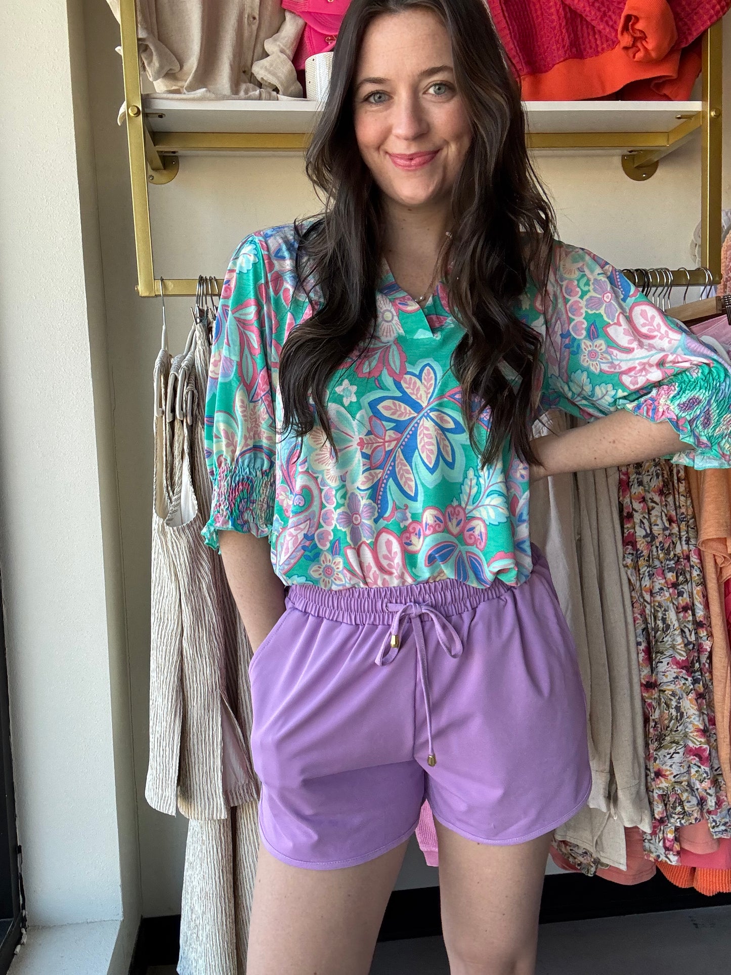 Lavender Everyday Shorts