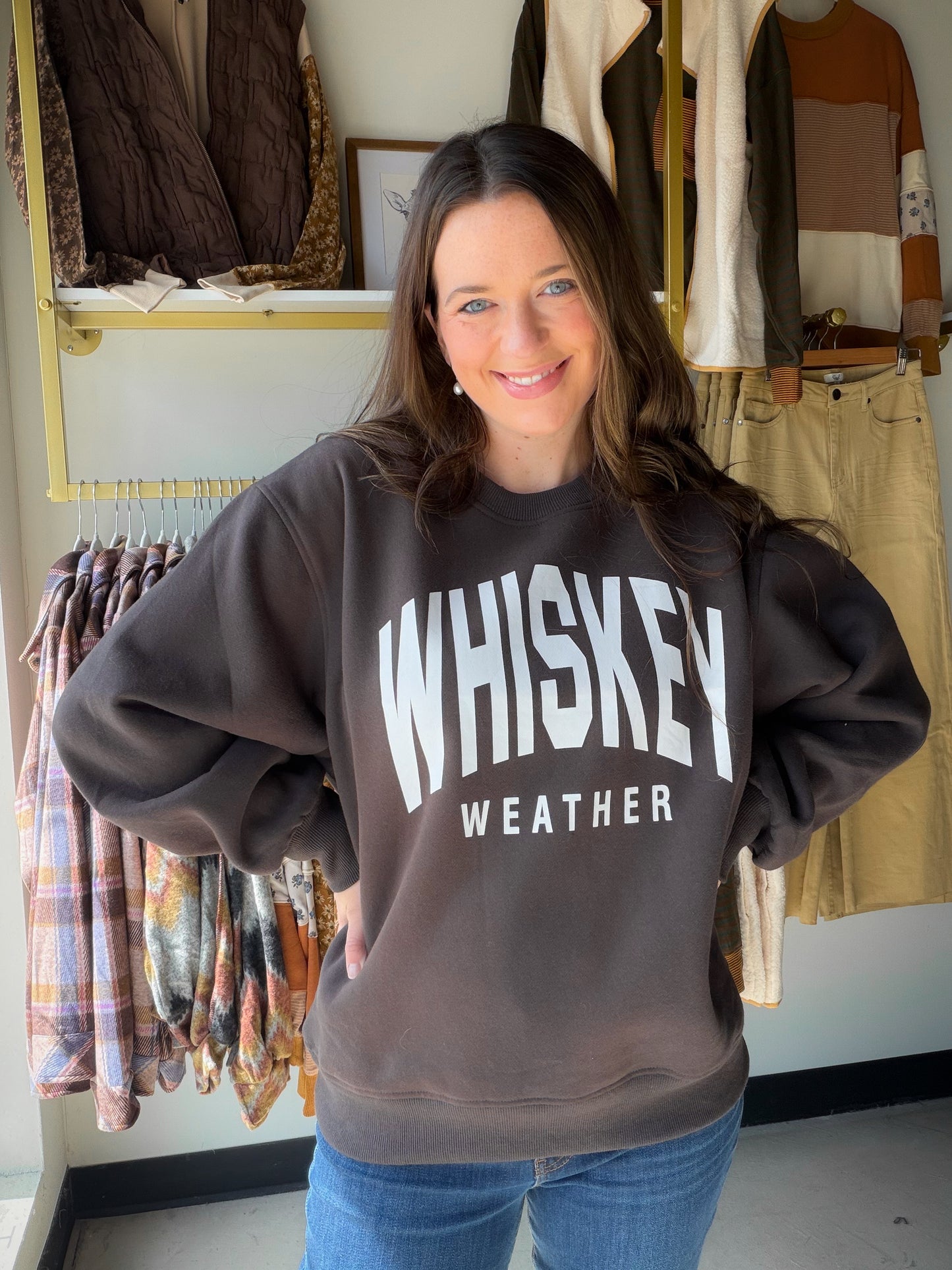Whiskey Weather Crewneck