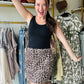 Rock Summer style in the cutest cheetah print mini skirt you'll find! 