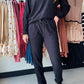 Black Corrine Joggers