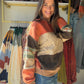 Rust Olive Mineral Washed Pullover