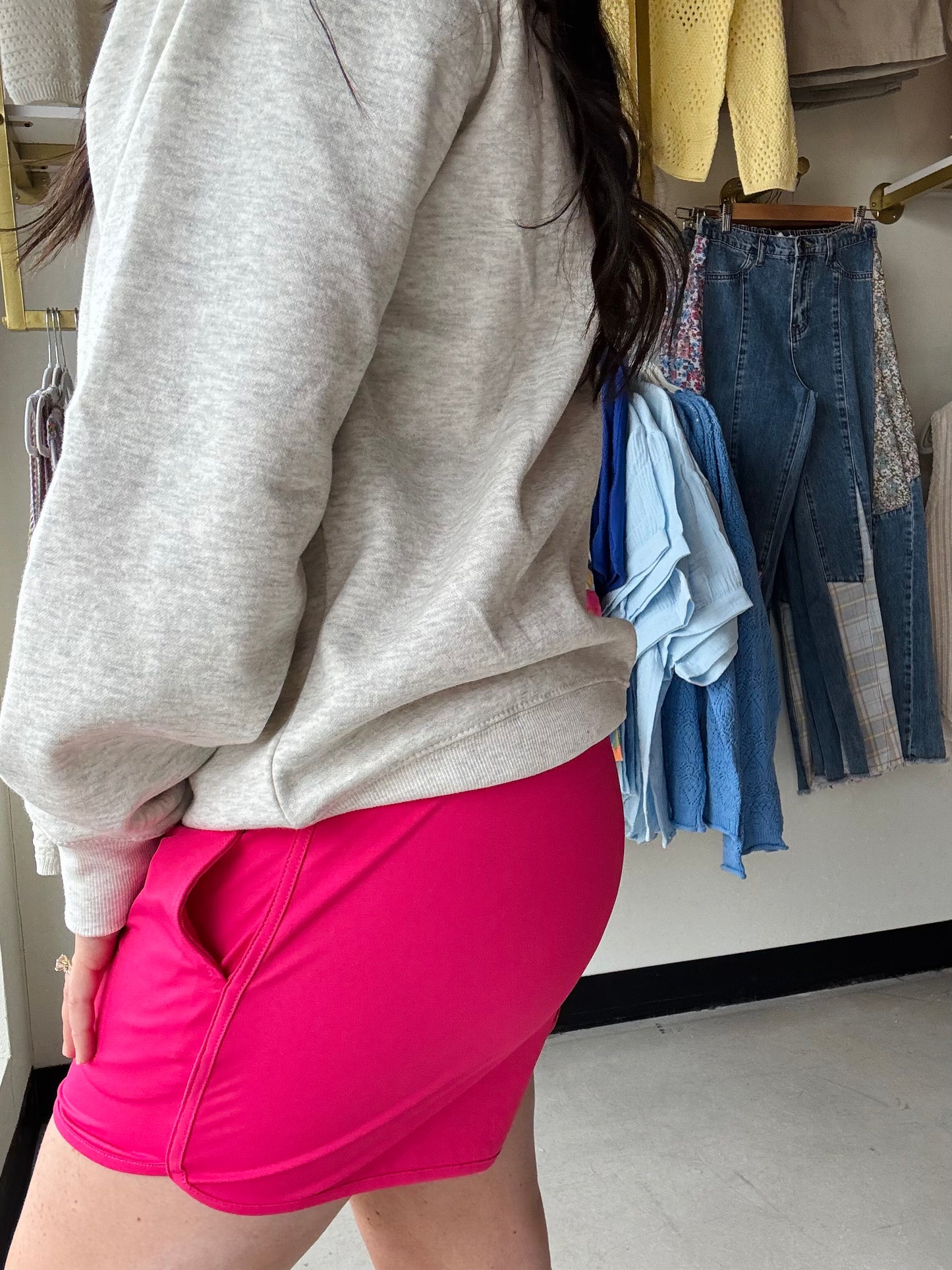 Solid Raspberry Everyday Shorts