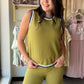 Avocado Knit Sweater Travel Set
