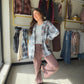 Mocha Mineral Wash Knit Pants
