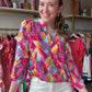 Abstract Triangle Lizzy Top
