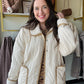 Cream Floral Accent Jacket