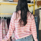 Light Pink Stripe Sweater