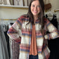 Desiree Ivory Plaid Button Up