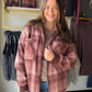 Mauve Plaid Holland Jacket