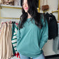 Hunter Green Pigment Dyed Pullover