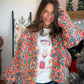 Chunky Yarn Confetti Cardigan