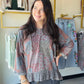 Easel

PATCHWORK PRINT MIX WASHED PULLOVER
-MINERAL WASHED
-V NECKLINE WITH DRAWSTRING HOOD DETAIL
-3/4 LENGTH SLEEVES
-TEXTURED WAFFLE FABRIC
-RUFFLED HEMLINE
-SMALL MEASUREMENTS : LENGTH - 24.75" &amp; BUST - 28.5"



Fabric: KNIT
Content: 100% COTTON&nbsp;

PATCHWORK PRINT MIX WASHED PULLOVER