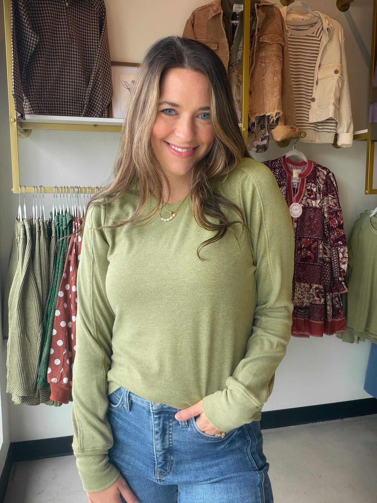 Matcha Lightweight Sweater Top