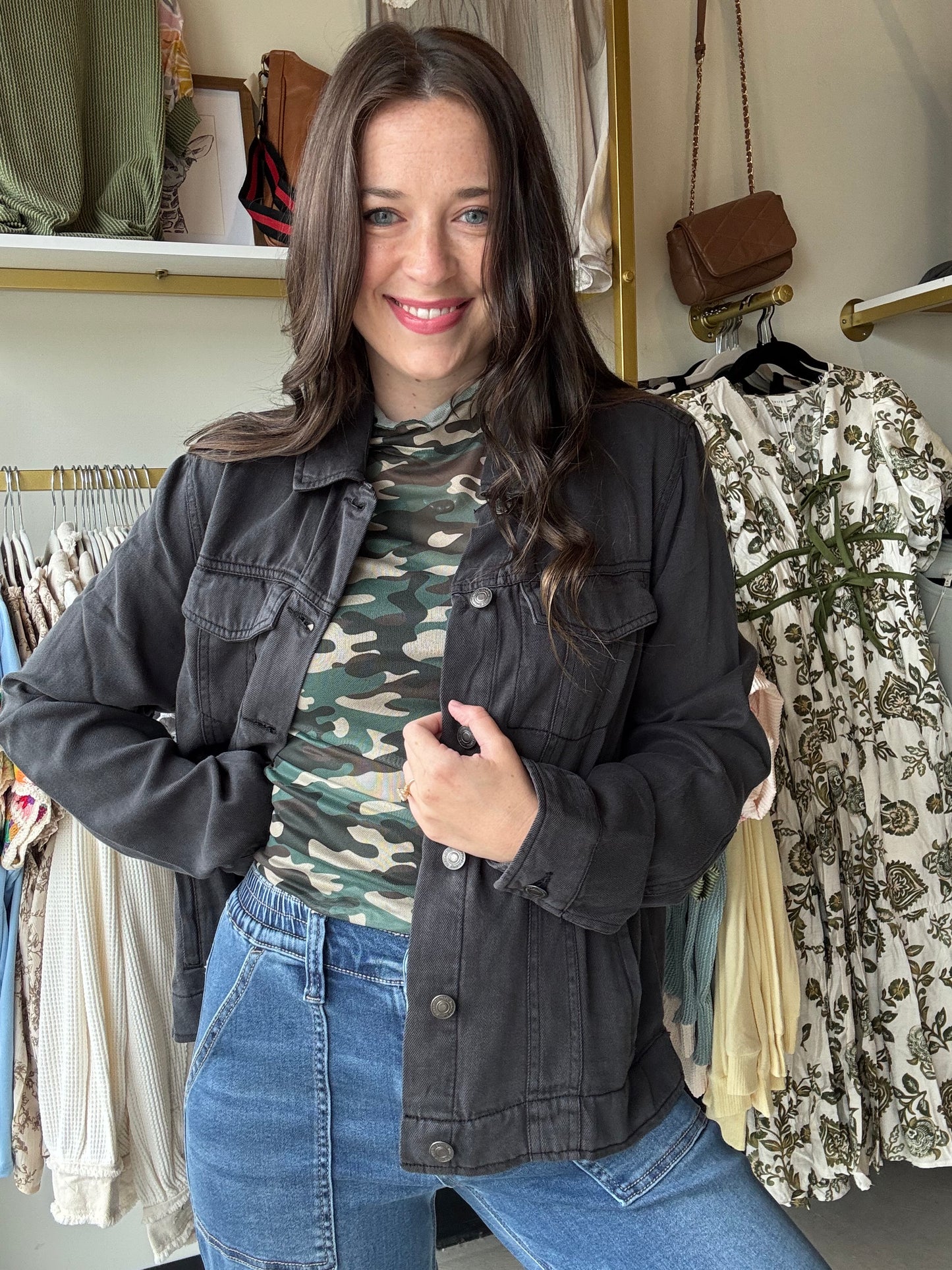 Keagen Mesh Top - Camo
